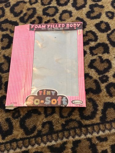 vintage UNEEDA TINY So-Soft TODDLES DOLL ORIGINAL BOX babydoll 71010 Hard 2 Find