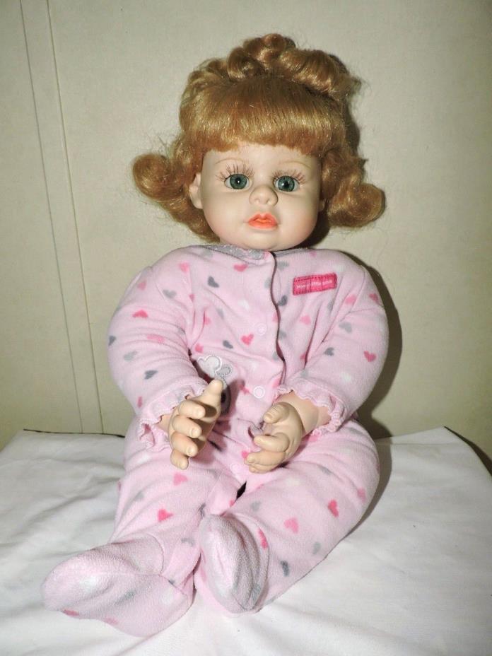 2001 Heritage Mint Large Doll for reborn or Play 21 inches tall Cloth Body