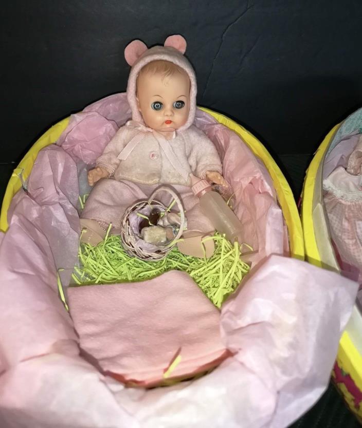 Vintage Vogue Ginnette Baby Doll Easter Egg Gift Set