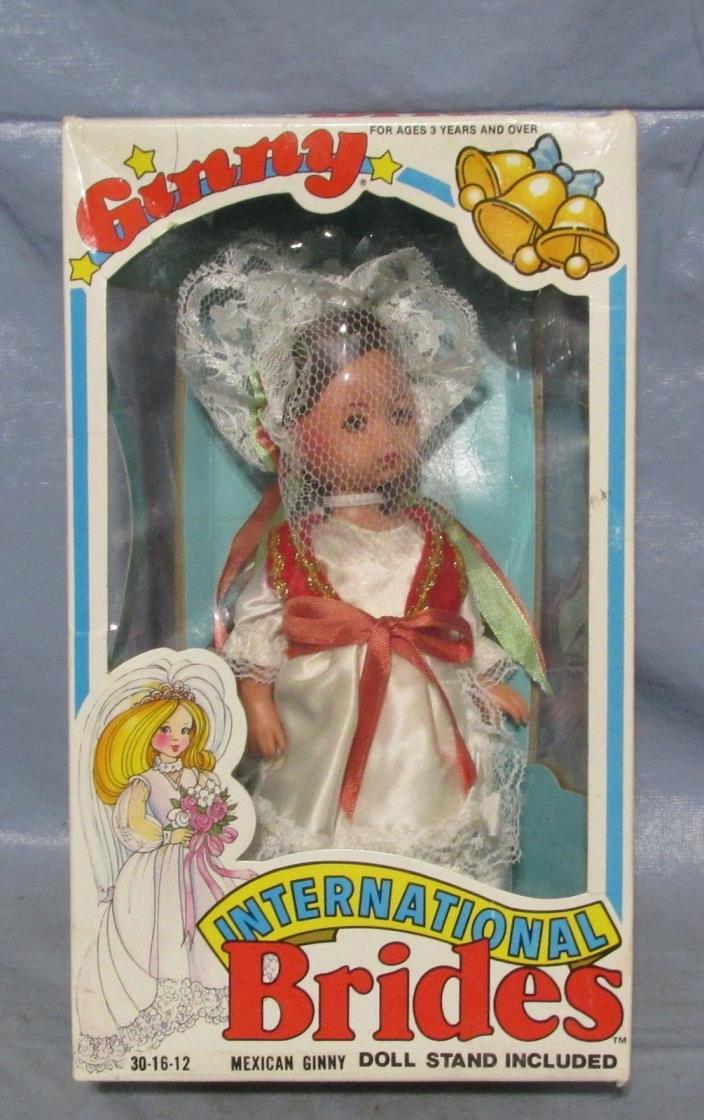 NOS Vogue Ginny Doll Vintage International Brides MEXICAN GINNY 1982 Orig Box