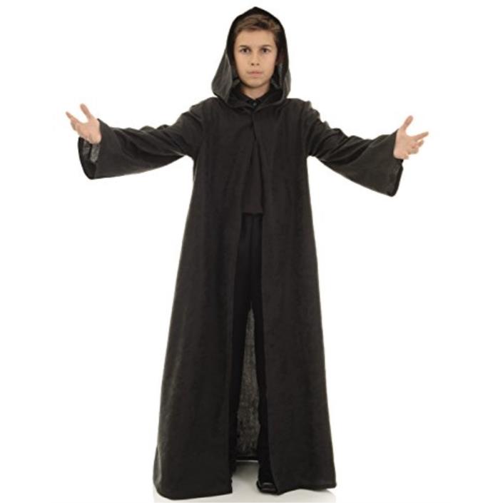 Underwraps Big Boy's Children's Cloak Costume Accessory, Black, Medium Children