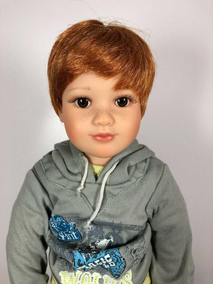 Kidz 'n Cats Boy Doll HTF Robby Red Hair Brown Eyes Outfit Retired