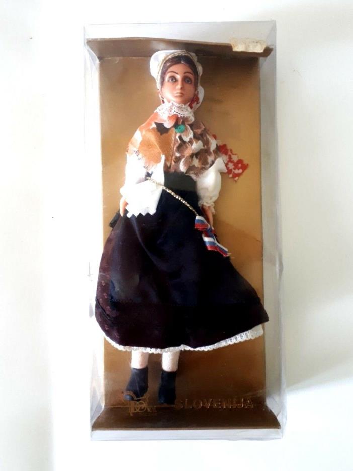 Dom Slovenija Vintage Doll 10'' Box Has Issues