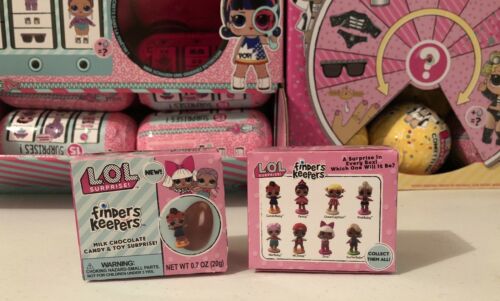 6 LOL Surprise Dolls Finders Keepers Chocolate Mini Series Wave 1 2 3 4 Glitter