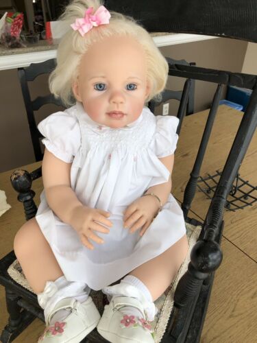 Sweet Toddler Reborn LOUISA by JANNIE DE LANGE OOAK Baby Girl Doll