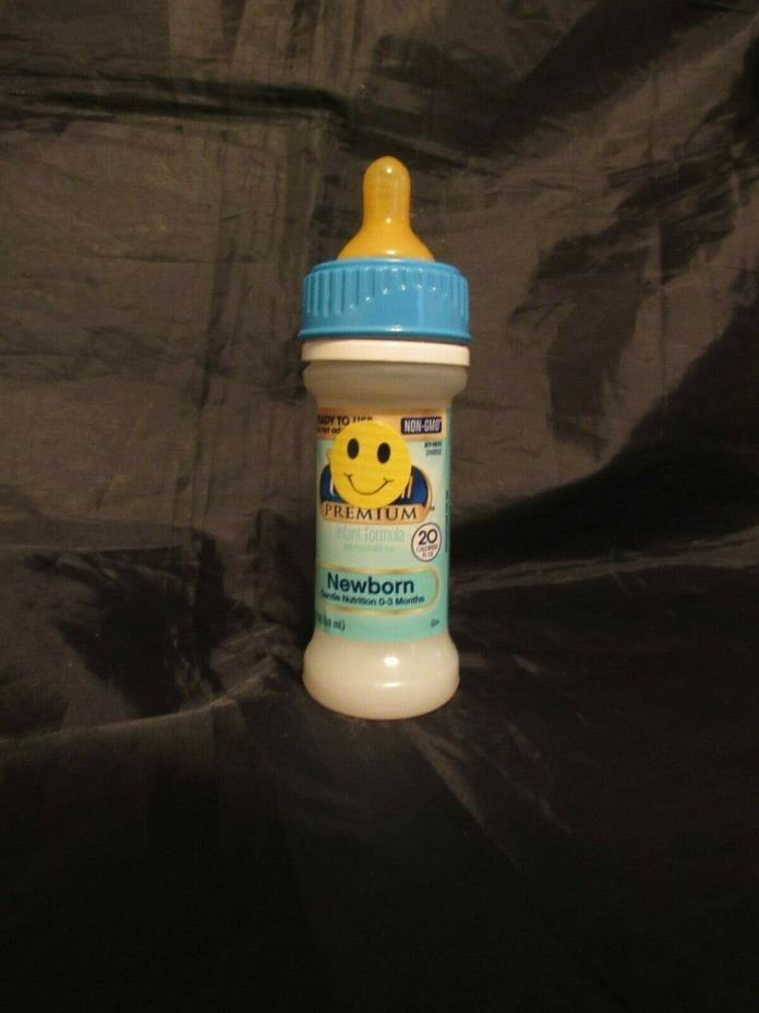 Reborn Baby doll bottle blue Newborn Premium hospital fake formula accessory
