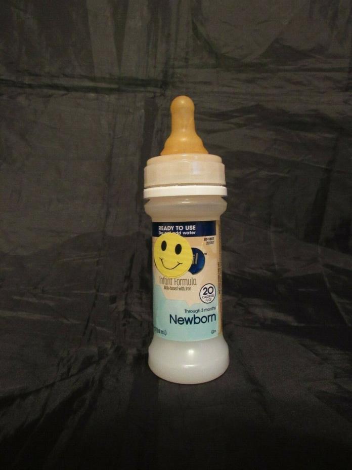Reborn Baby doll bottle Newborn hospital fake formula doll accessory photo prop