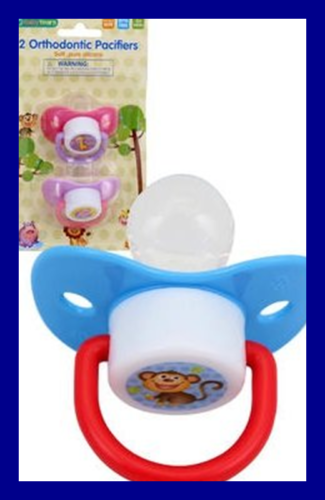 Baby Shower Gift Set W Brush Comb & Pacifier PINK Pacifiers
