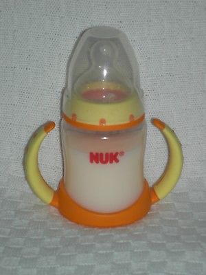Reborn baby boy/girl toddler fake milk/formula bottle 5 oz wide neck Nuk
