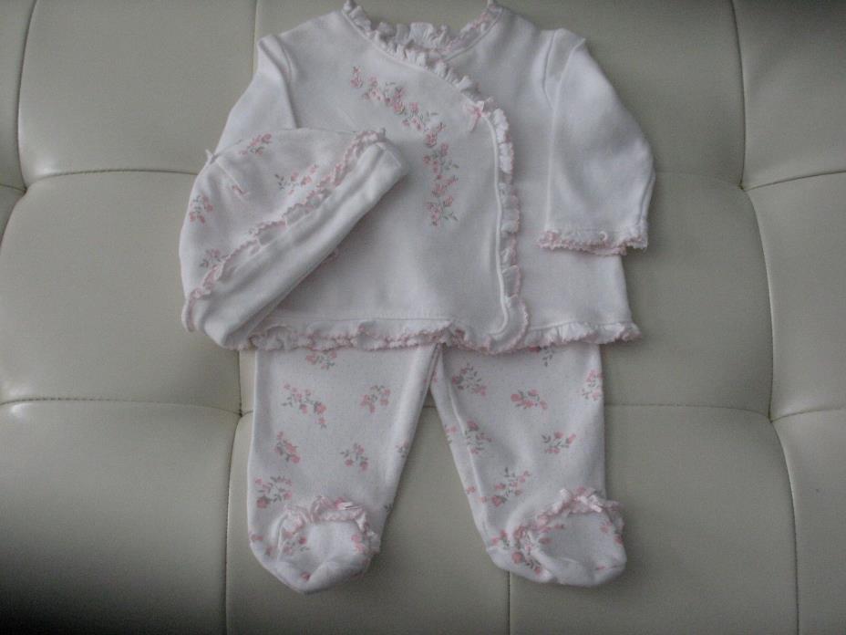 BEAUTIFUL LITTLE ME OUTFIT & HAT FOR REBORN BABY GIRL