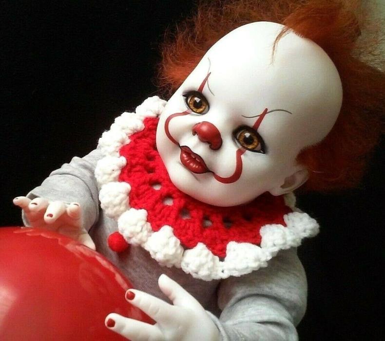 PRICE REDUCED!! Reborn Baby~PennyWise IT Clown Fantasy Horror Gothic Alternative
