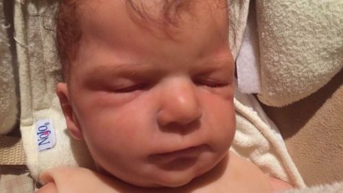 OOAK REBORN BABY Boy Ellis With COA and Tummy Plate By Rosanna’s FRN