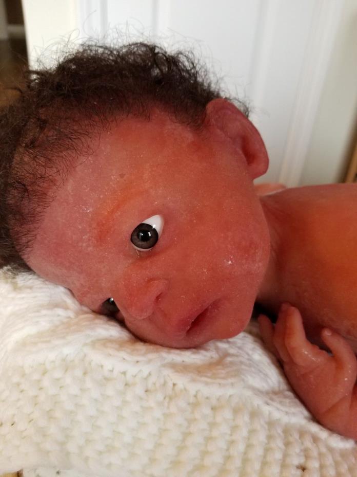 Handmade Real Looking Newborn Baby Full Body Silicone Realistic Reborn Doll Boy