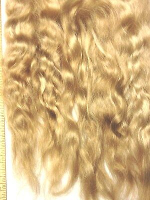 Premium Angora Mohair Doll/Reborn Lt. Walnut Brown 8 inches ( 1/2 ounce)