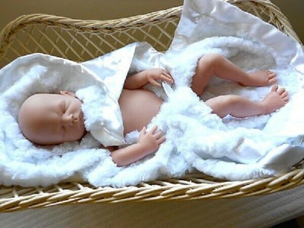 RARE Reborn baby 'Juliette' 19'' Doll Kit by Abigail Jones S.O. with tummy plate