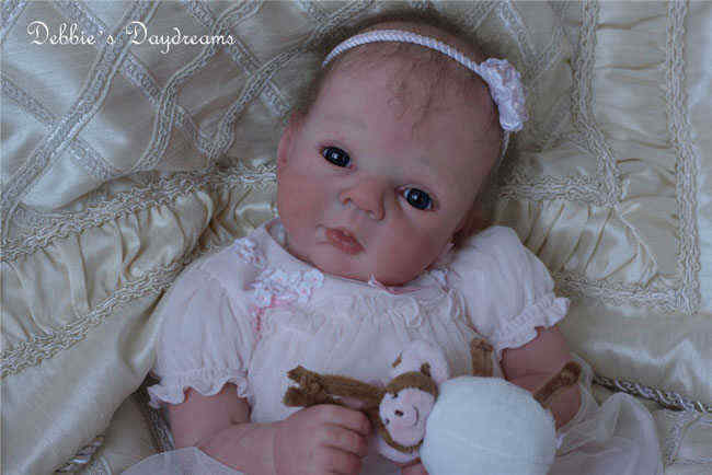 RARE Reborn baby 'Mia' 22'' Doll Kit by Sculpting Artist Adrie Stoete SOLD OUT