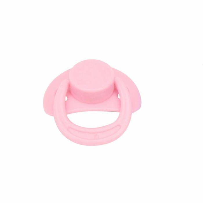 New Dummy Pacifier For Reborn Baby Dolls With Internal Magnetic Pink USA SHIP