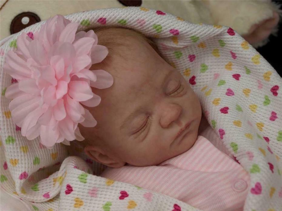 RARE Reborn baby 'Paige' 18'' Doll Kit full limbs by Joanna Gomes S.O.