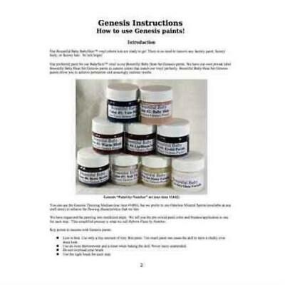 Genesis Paint-By-Number Instruction Manual (20 pgs.)- #2067