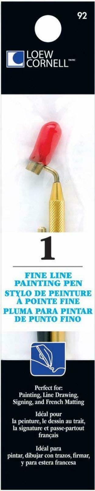 Loew Cornell Fine Line Painting Pen For Artist 1 Pack Free Shipping