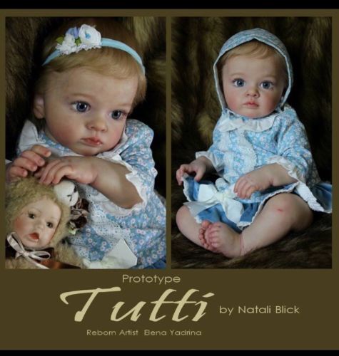 Reborn KIT “Tutti” By Natali Blick Vinyl Blank  Kit, CoA, SOLD OUT, BRAND NEW