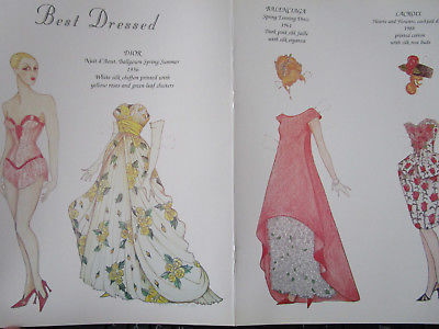 Robert Boyd BEST DRESSED Dior/Balenciaga/Lacroix Magazine Paper Doll / Uncut