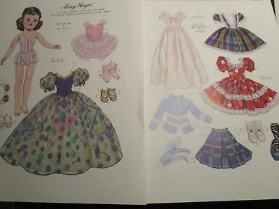 Pat Stall MARY HOYER Paper Doll UNCUT w/Costumes