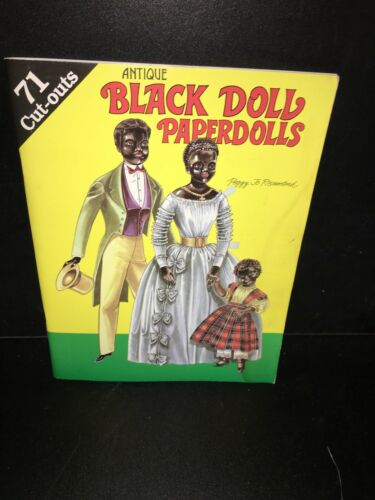 UnCut Antique BLACK DOLL Paper Dolls Book By Peggy Jo Rosemond