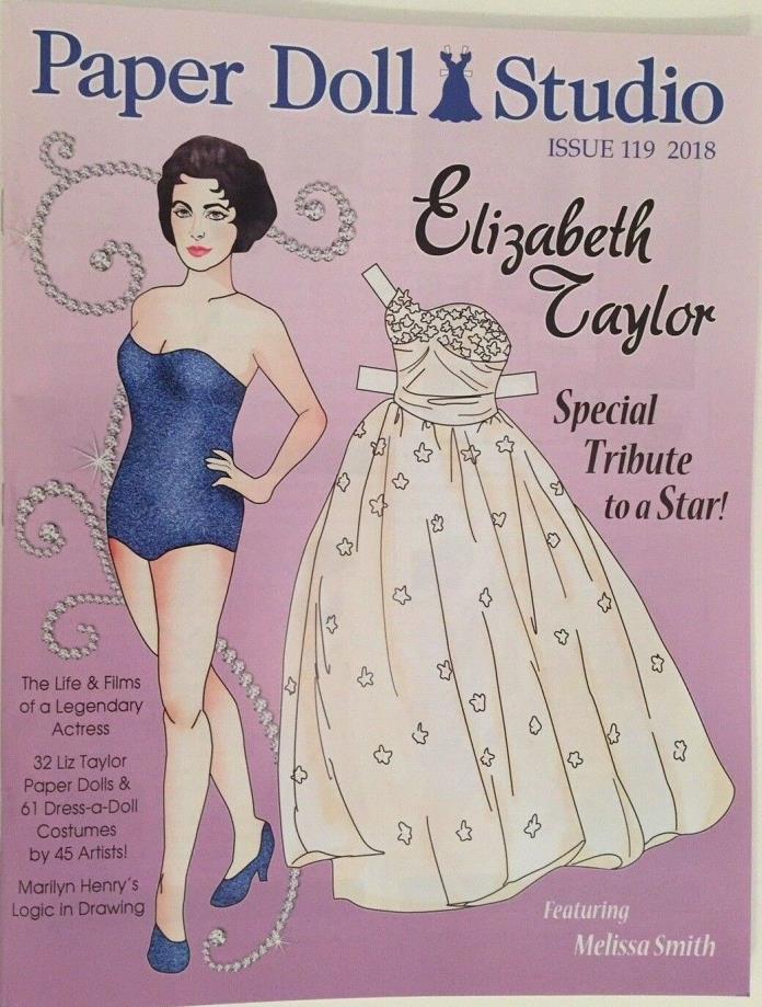 Paper Doll Studio Magazine Issue #119 ELIZABETH TAYLOR--Special Tribute!