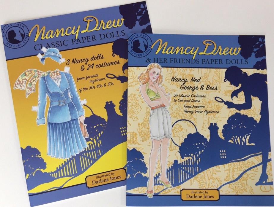 SPECIAL OFFER!  2 Books: CLASSIC NANCY DREW and NANCY DREW & FRIENDS Paper Dolls
