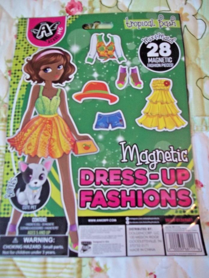 New Girls Magnetic Dress Up Fashions Toy