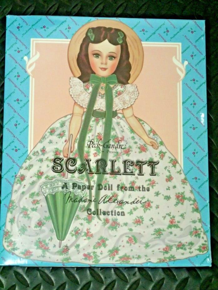 SCARLETT Peck-Gandre Gone With the Wind Paper Doll BOOK Madame Alexander 1993