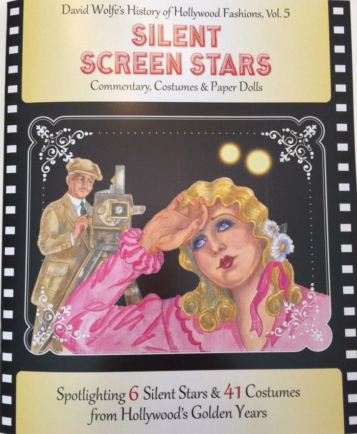 NEW!  SILENT SCREEN STARS Paper Doll Book--6 Hollywood Stars, 41 Movie Costumes!