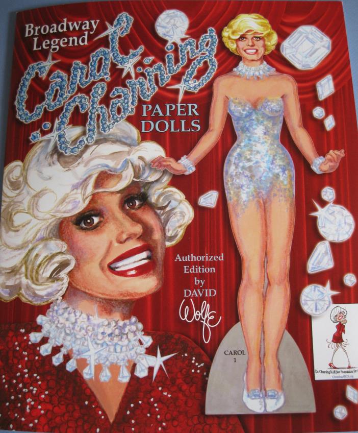 Broadway Legend CAROL CHANNING Paper Dolls by David Wolfe--