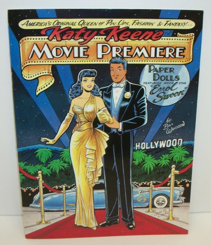 Katy Keene Pin-Up Movie Premiere Paper Dolls by Bill Woggon Hobby House Uncut