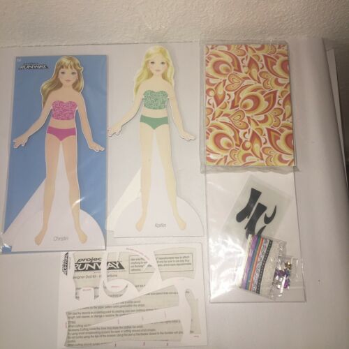 Project Runway 74-Piece Paper Doll Designer Starter Kit Collectible Lot
