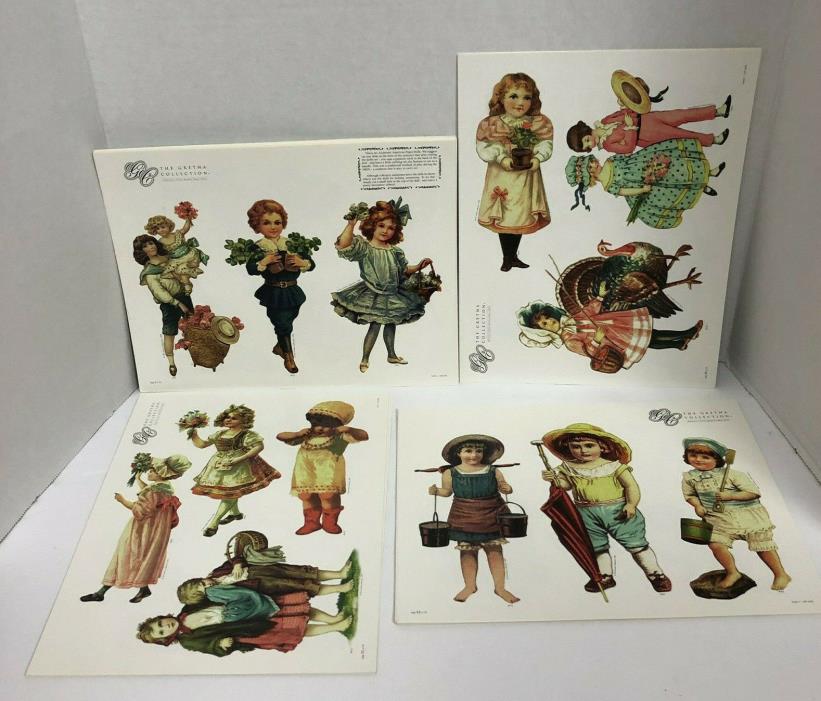 The Gretna Collection Paper Doll Victorian Vintage Style 30 Pages Over 100 Dolls
