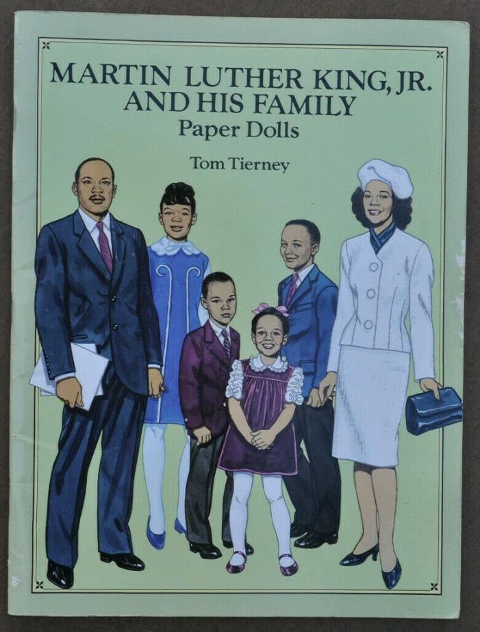 Martin Luther King Jr and His Family ~ Paper Dolls Tom Tierney ~ Uncut