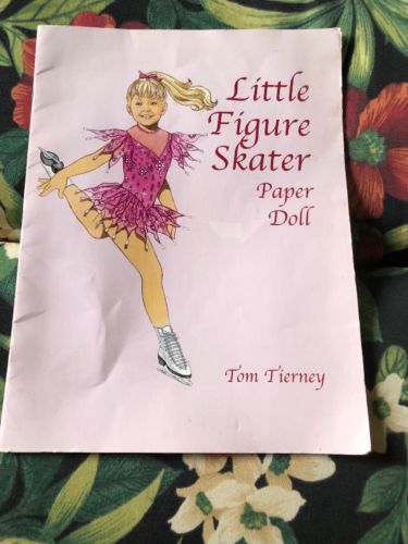 Little Figure Skater Paper Doll Book Tom Tierney Uncut