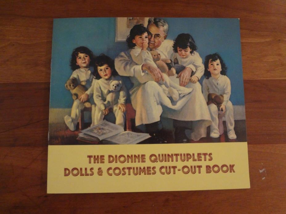 vintage Paper Doll book Dionne Quintuplets Dolls & Costumes Merrimack 1984