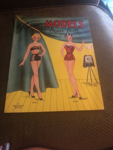 Vintage Originl UNCUT 1940s GLAMOUR MODELS Paper Doll STEPHENS #177