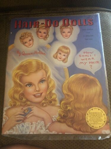 Vintage Paper Dolls: Hair-Do Dolls by Queen Holden 1985