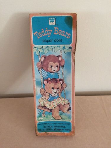 Teddy Bears Paper Doll Set