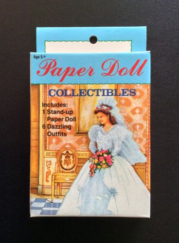 Small Boxed Set THE BRIDE Paper Dolls Collectibles, 1992, Uncut