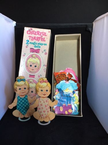 Cheerful Tearful Magic Stay on Vintage 1966 Whitman Paper Doll Set