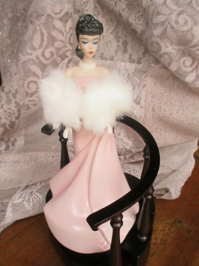 ~~Porcelain Enchanted Barbie on Staircase, New in Box, COA  & Registration~~