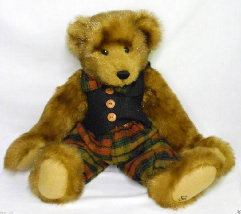 Ganz Bear Yes No Winston Plush Teddy Bear Cottage Collectible Jointed 16