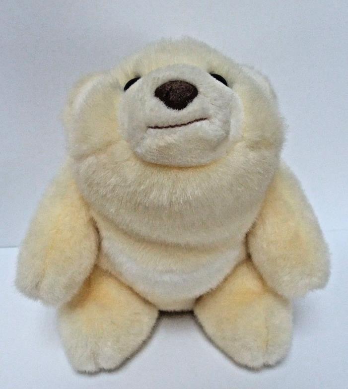 Vintage Gund Snuff Polar Bear 8 Inches Plush Toy Cream And White