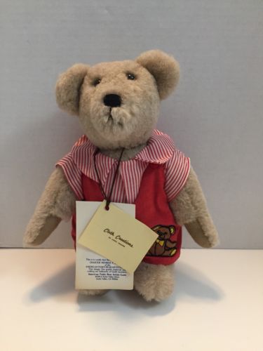 Vintage Teddy Bear #16 Cloth Creations By Carol Hooper American Artist Guild