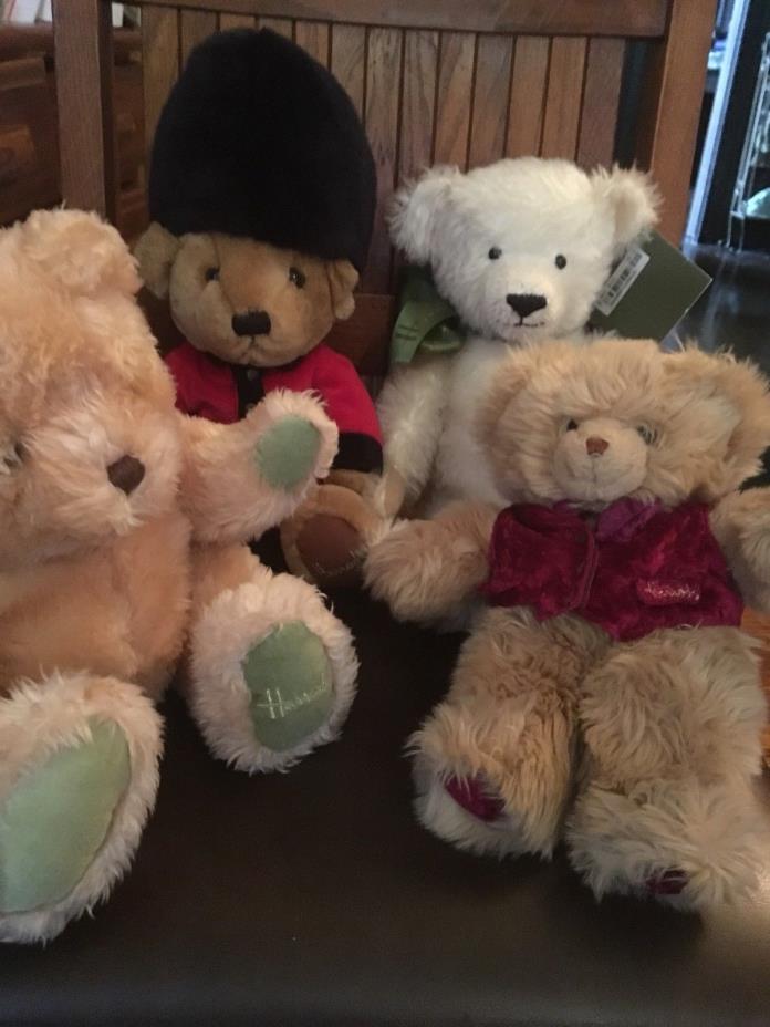 HARRODS 4 Teddy Bears, Merrythought 14